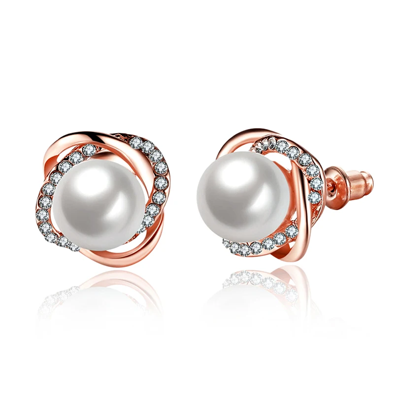 Модные серьги jinzeyi для девушек элегантные ювелирные изделия с имитацией жемчуга