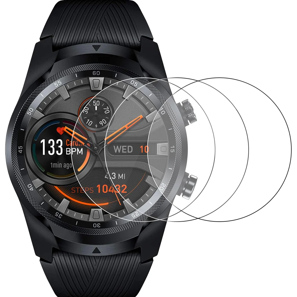 1/2/3 шт. защитное закаленное стекло для защиты экрана TicWatch Pro S E S2 E2 C2 Защитная
