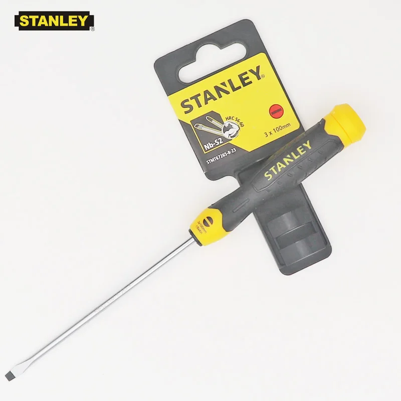Stanley 1 pcs lifetime guarantee 3mm 5mm slotted screwdriver flat head screw driver micro long extra long magnetic screwdrivers