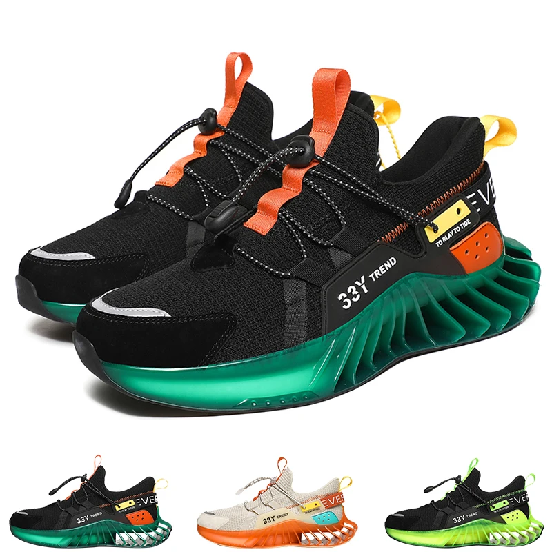 

Mens Sneakers Fashion Trail Running Shoes Men Casual Jogging Trainers Male 2021 Boys Colorful Vulcanized Mesh Trend Hot Sale