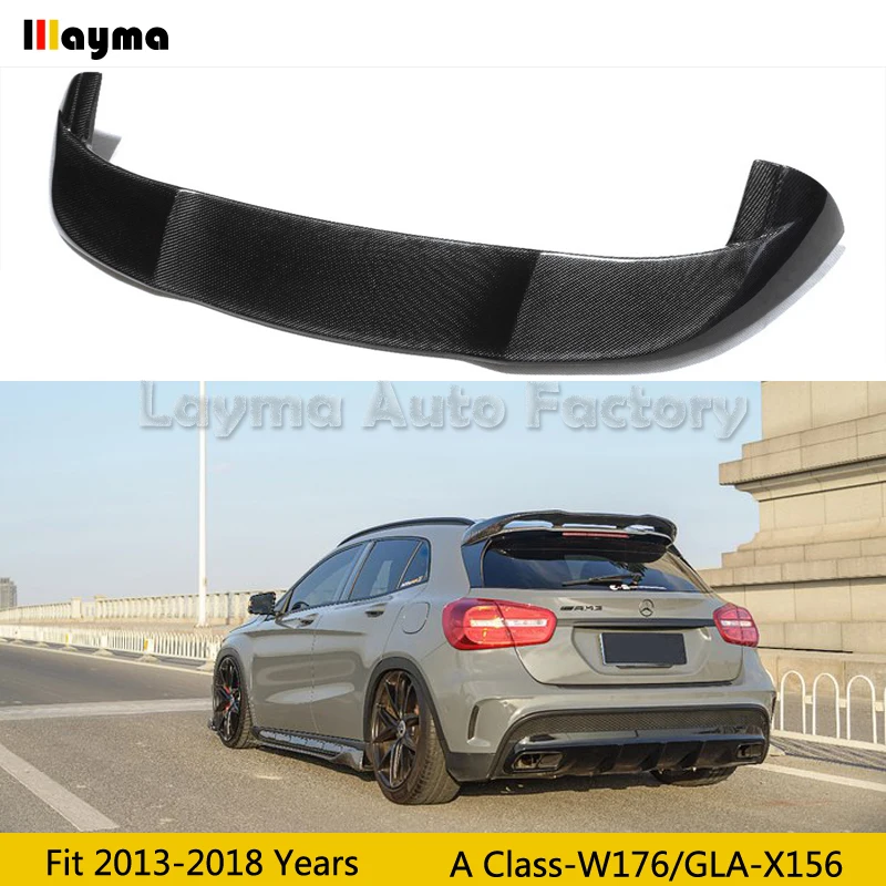 Спойлер на задний багажник из углеродного волокна для Benz 2013 - 2018 year GLA X156 P спойлер