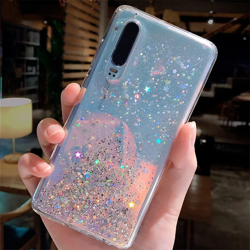 Чехол для телефона с блестками Xiaomi redmi note 4 8 8A Mi 5X 6X A1 A2 MAX 2 10 NOTE 5 Pro Pocophone F1 мягкий