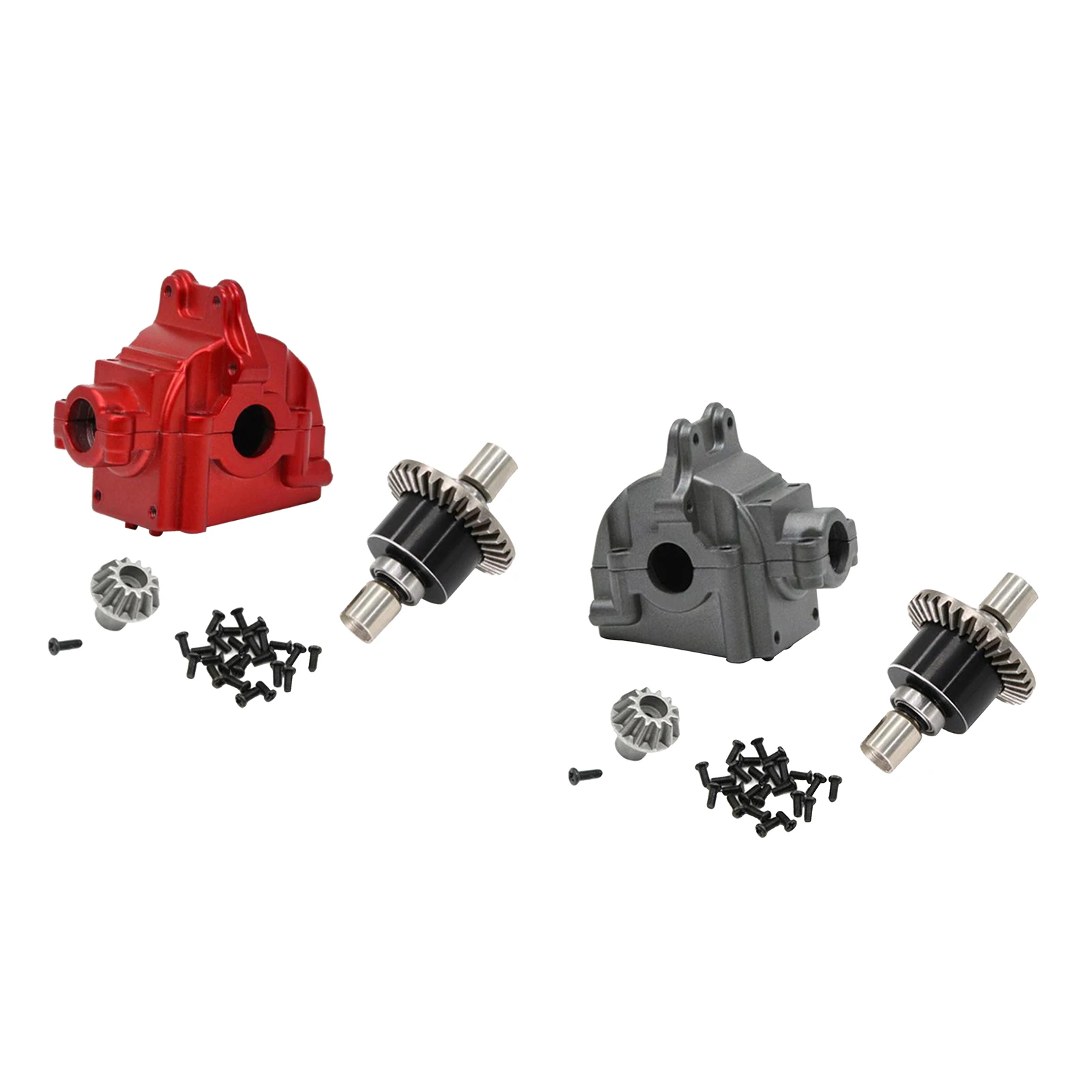 

1 Set Upgrade Metal Upper Lower Housing Cover Set + Differential for WLTOYS 144001, 1/14 RC Car Buggy Parts