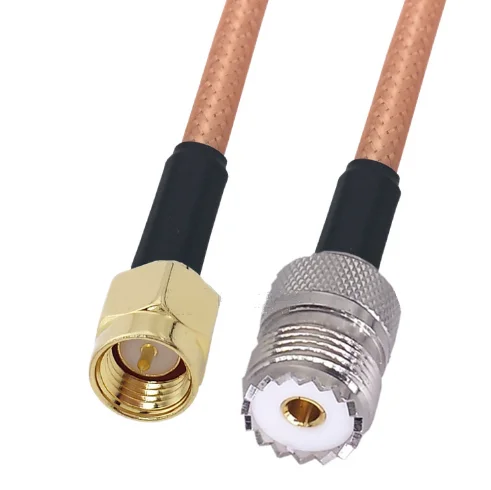 

RG142 Jumper Cable SMA Male To UHF PL259 Female Jack Adapter 50ohm Straight Extension Coax RG142 Jumper cable
