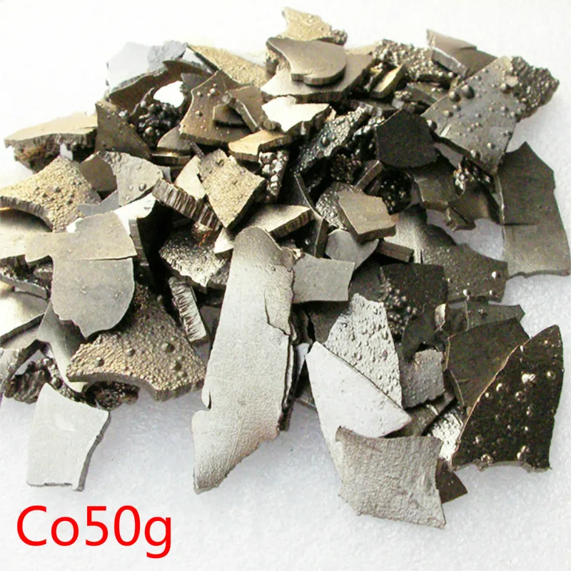 

50 г металлической кобальтовой пластины, используется для исследования и разработки элементного металла, высокая чистота 99.99%