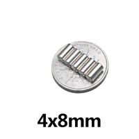 50100200pcs 4x8 mm search minor diameter magnet bulk small round magnets 4x8mm neodymium disc magnets 48 mm