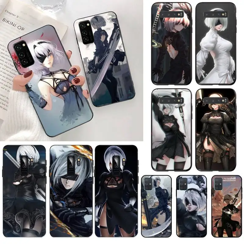 

YJZFDYRM Nier Automata Phone Case for Samsung S20 plus Ultra S6 S7 edge S8 S9 plus S10 5G lite 2020