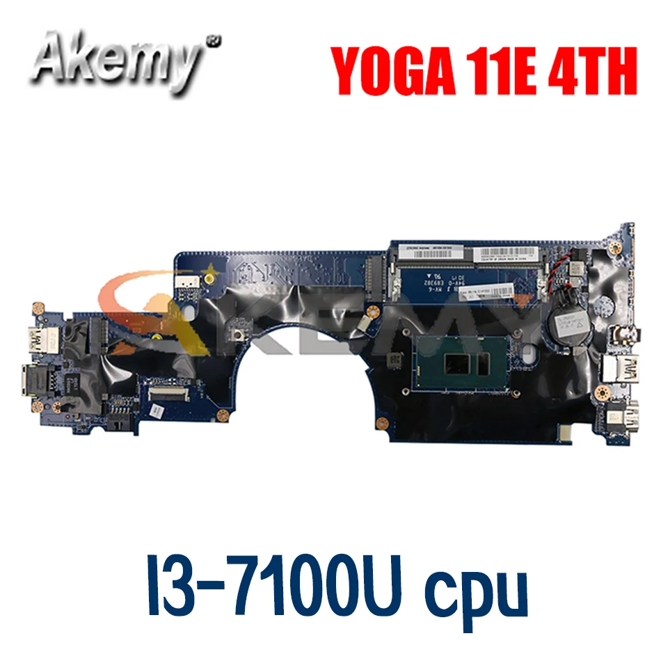 

Мех: 01HY359 01YT007 01HY358 для Lenovo ThinkPad Йога 11e 4th Материнская плата ноутбука DALI8KMB8D0 W/процессор I3-7100U материнская плата