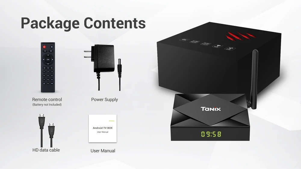ТВ-приставка Tanix TX6S на Android 10 0 Allwinner H616 4 ядра Гб ОЗУ 32 ГБ 64 ПЗУ 2 4/5 ГГц Wi-Fi BT 6K H.265