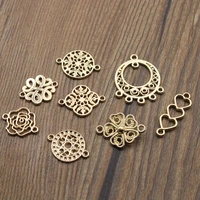 10pcslot kc gold color earrings necklace end clasps connector for jewelry making diy handmade jewelry findings craft z847