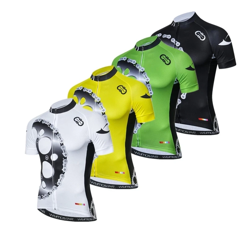 

Men Cycling Jersey Road Bicycle Shirt Bike Quick Dry Jersey Summer Short Sleeve Breathable Maillot Ciclismo Hombre