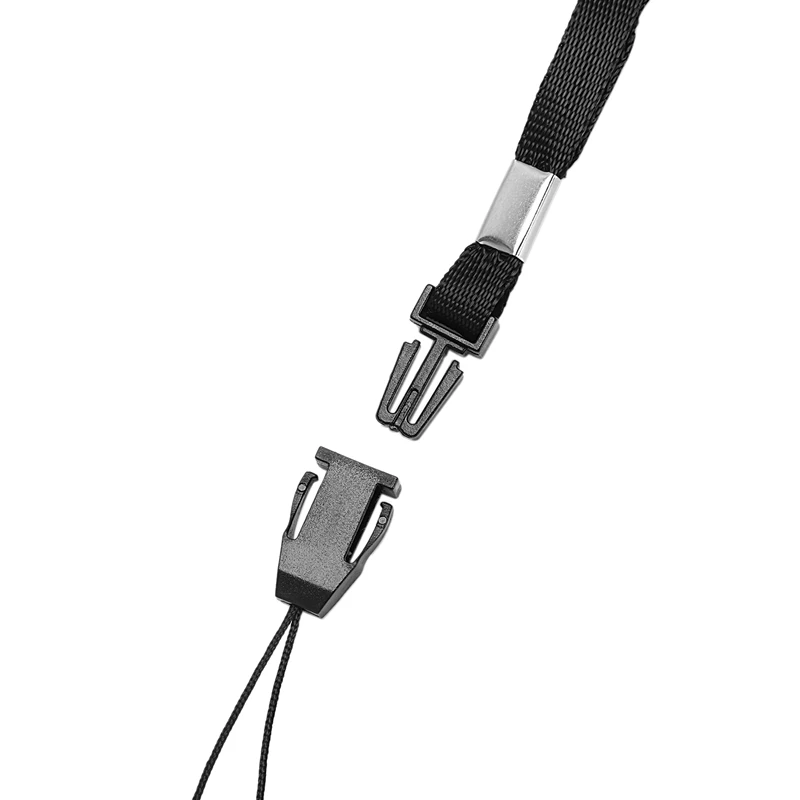 10x Черный Ремешок шейный ремешок для ID Pass карты бирки телефоны камера MP3