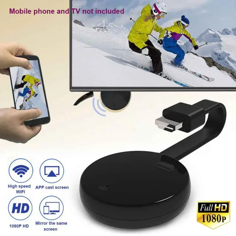 Беспроводной дисплей Dongle WIFI Портативный Дисплей приемник 1080P HDMI Miracast для iOS iPhone