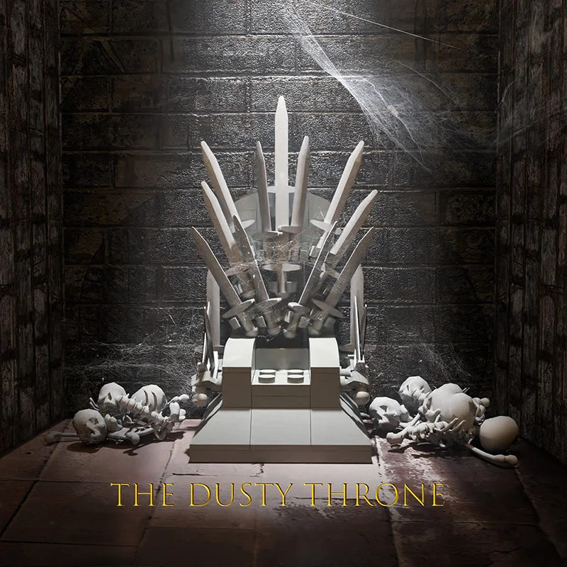 Строительные блоки Moc Iron Throned знаменитые фильмы игра металлический железный меч