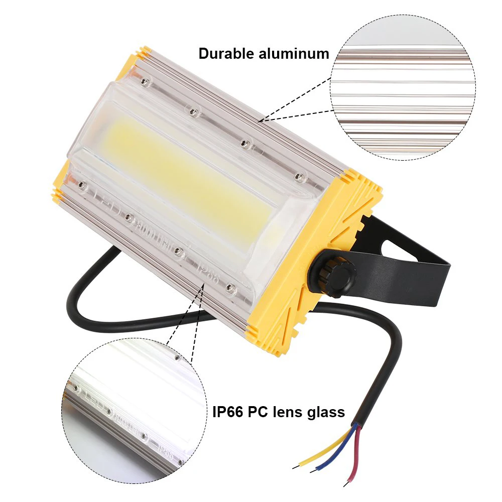 50 Вт Светодиодный прожектор светильник на открытом воздухе удара светодиодный