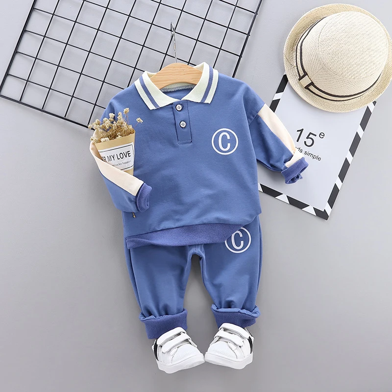 Спортивный костюм для малышей одежда мальчиков комплект с надписью C