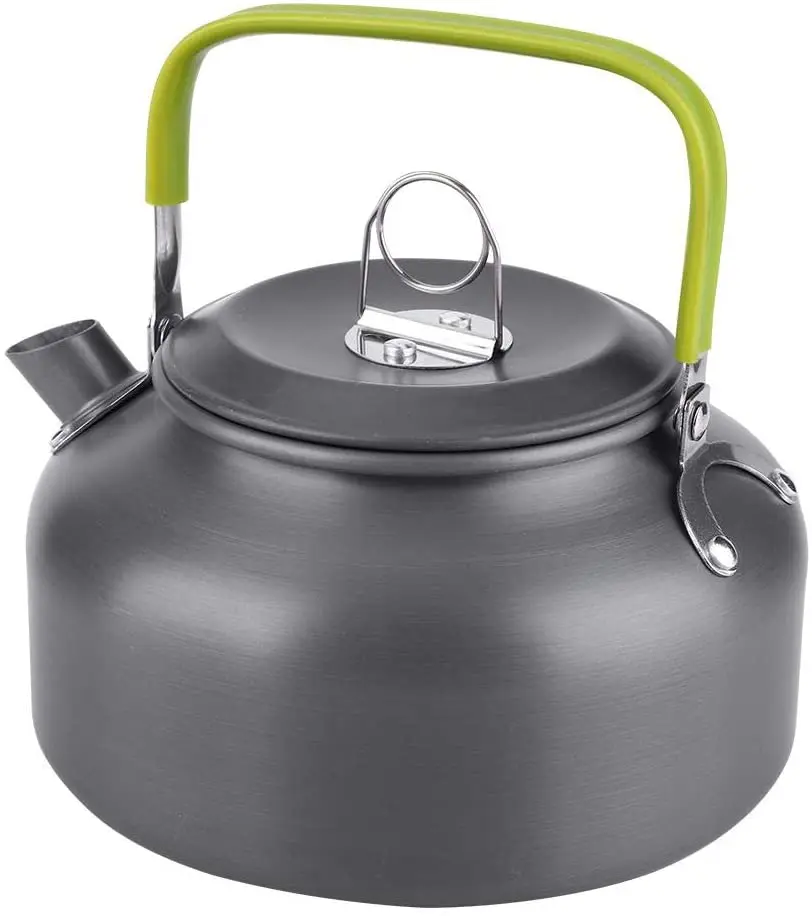 

Outdoor Cooking Boil Water Kettle Camping Cook Aluminum Alloy Water Kettle Camping Tableware Hiking Picnic Tableware Equipment