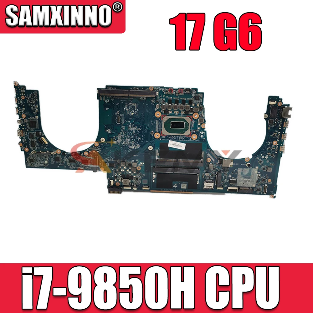 

AKEMY для HP Zbook 17 G6 материнских плат для ноутбука DAXW3EMBAF0 L67964-601 с i7-9850H Процессор 2,6 GHz / 6 ядер тест полного 100%
