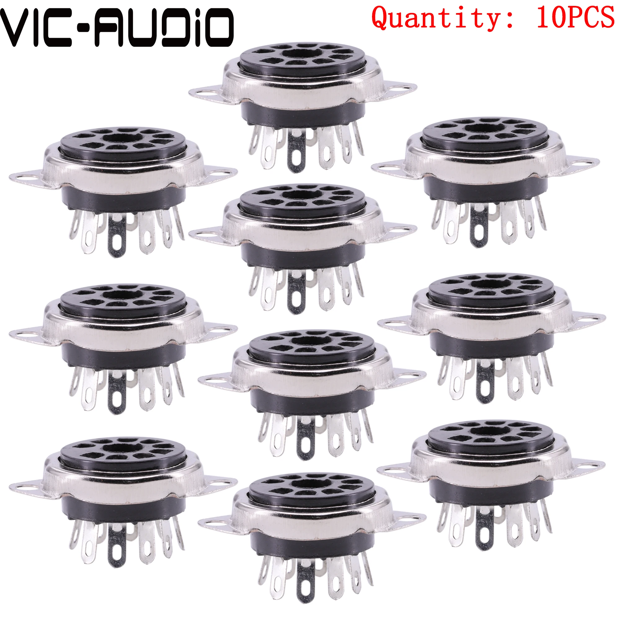 

MOLEE CHUN 9-контактный бакелитовый разъем PCP9-F для ламп 12AX7 EL84 6922