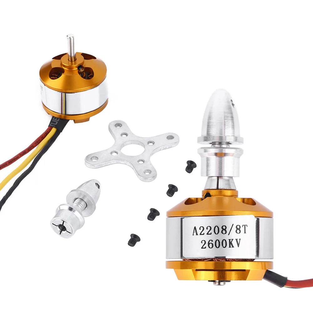 1 шт xxd a2208 kv1100kv1400kv2600 бесщеточный электр