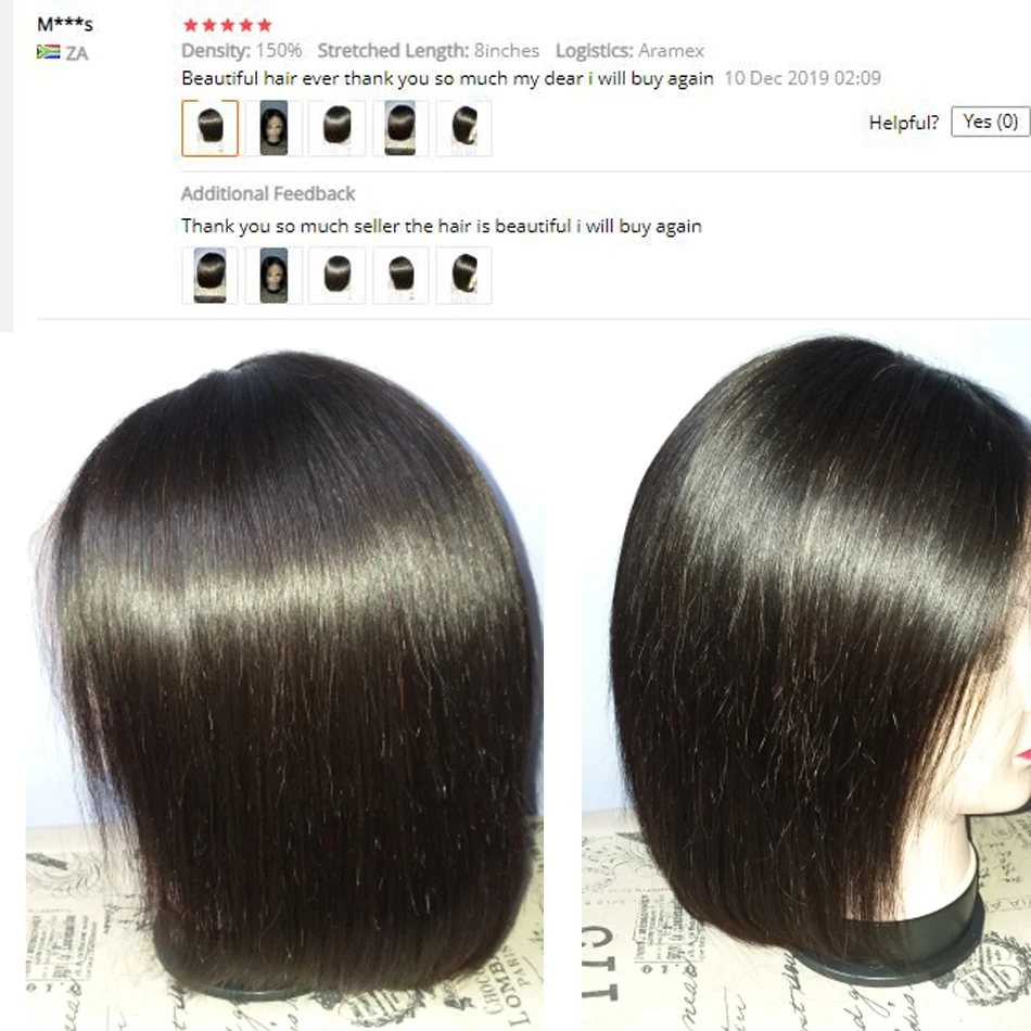 Парик Из прямых волос бразильский Боб парик MIHAIR 13*4 парики из человеческих на