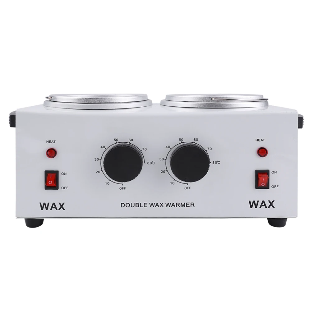 Электрический восковой нагреватель аппарат для удаления волос в двух кастрюлях