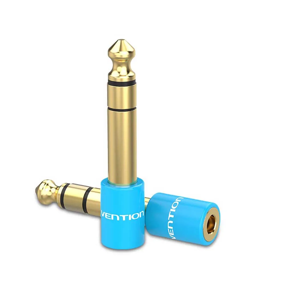 

Jack 6.5 6.35mm Male Plug to 3.5mm Female Connector Headphone Amplifier Audio Adapter Microphone AUX 6.3 3.5 mm Converter