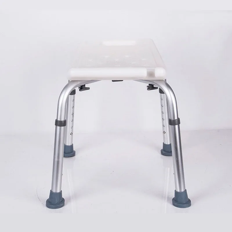 

Shower stool bathtub seat bathroom chair adjustable height drainage hole pregnant woman elderly disabled bath chair non-slip