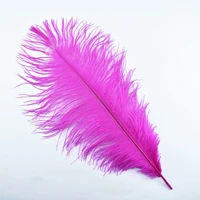 50pcslot rose ostrich feather for jewelry making 15 70cm white feathers ostrich plumes wedding feathers decoration diy carnaval