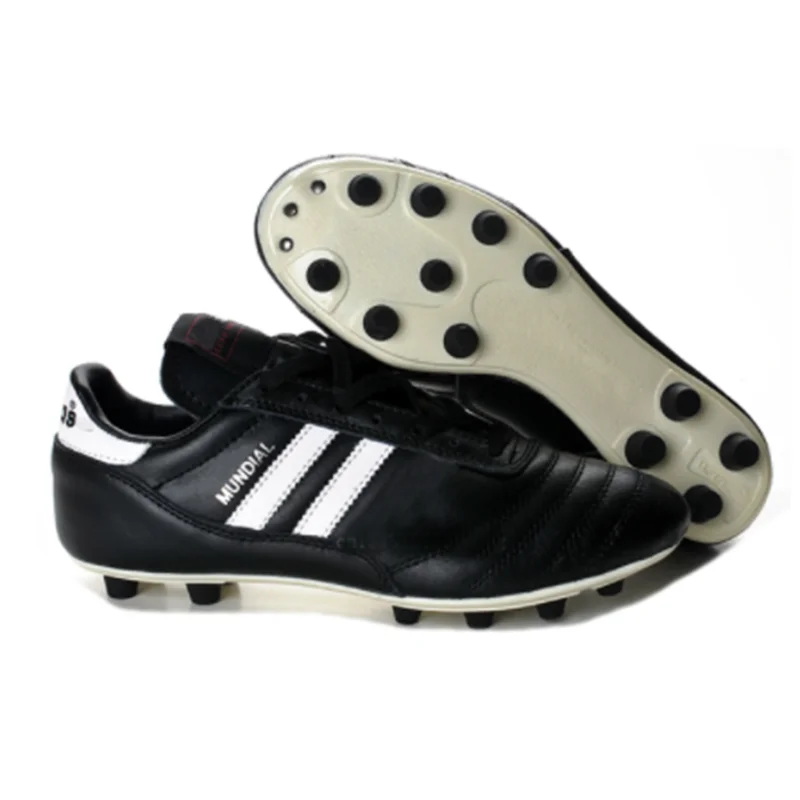 Длинные шипы футбольные бутсы мужские уличные черные белые классические