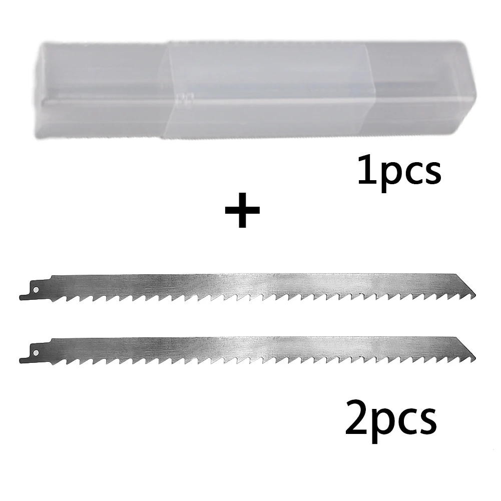 

2 Pcs Jig Saw Blades Reciprocating Cutting Tools Parts For Ice Frozen Meat Plastic Cutting Woodworking Tools Accessories