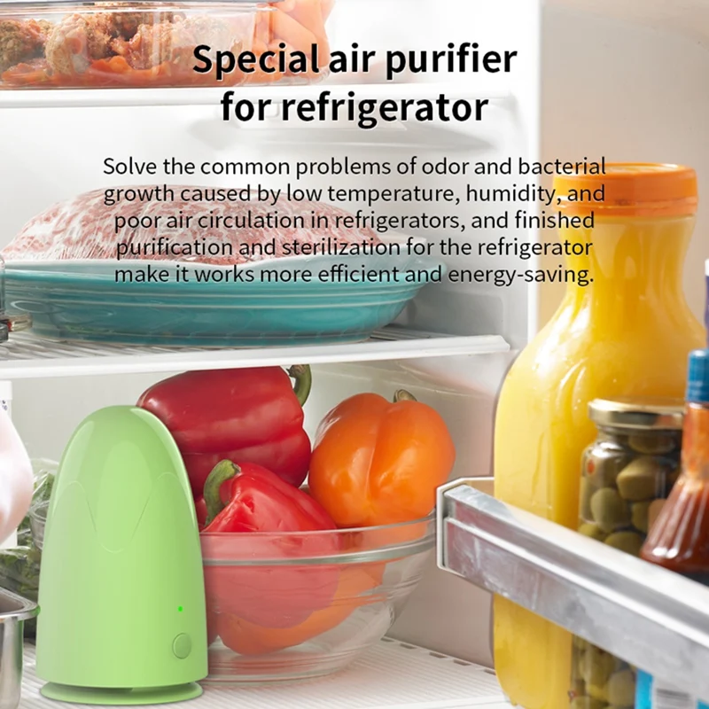 Ozone Air Purifier Fresh Deodorizer Fridge For Refrigerator Closets Pet Car Portable | Бытовая техника