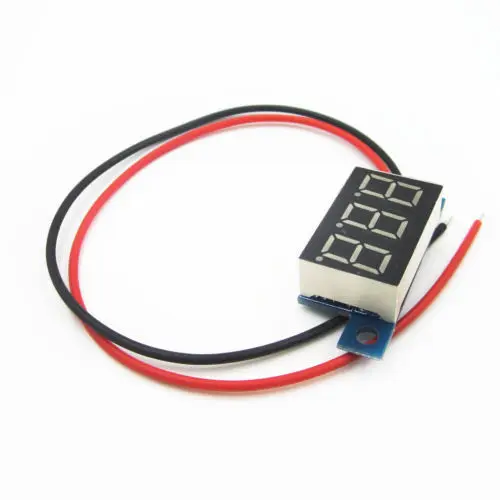 DC 3 в-30 в желтый светодиодный панельный мини-измеритель литиевой батареи Цифровой