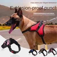 pet traction rope medium and large dogs chest strap explosion proof not constricted neck dog chain pet halter harnesses