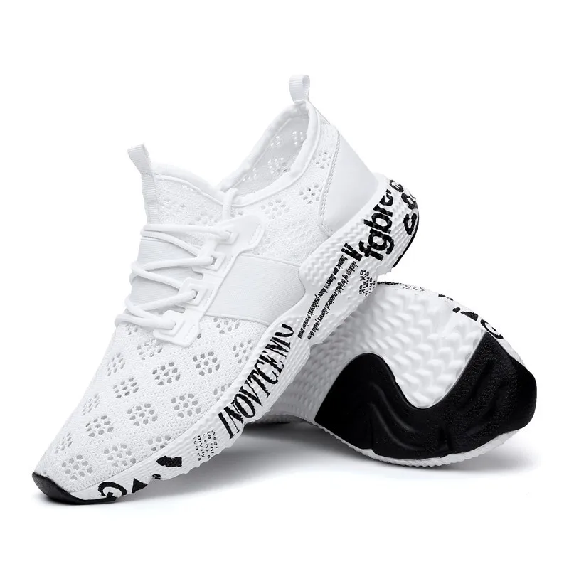 Дышащие сетчатые кроссовки для бега мужские спортивные Нескользящие