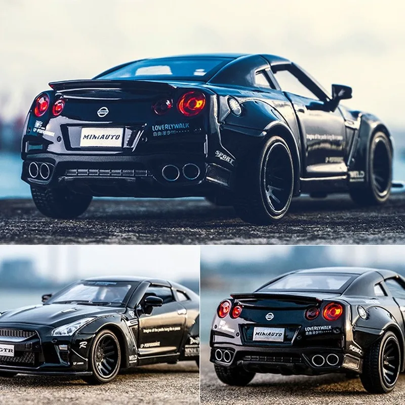 Nissan Gtr1: 32 супер ЗАПУСК сплава Модель автомобиля ВОИН транспортное средство Автомобиль Моделирование Модель орнамент детская Игрушечная машина