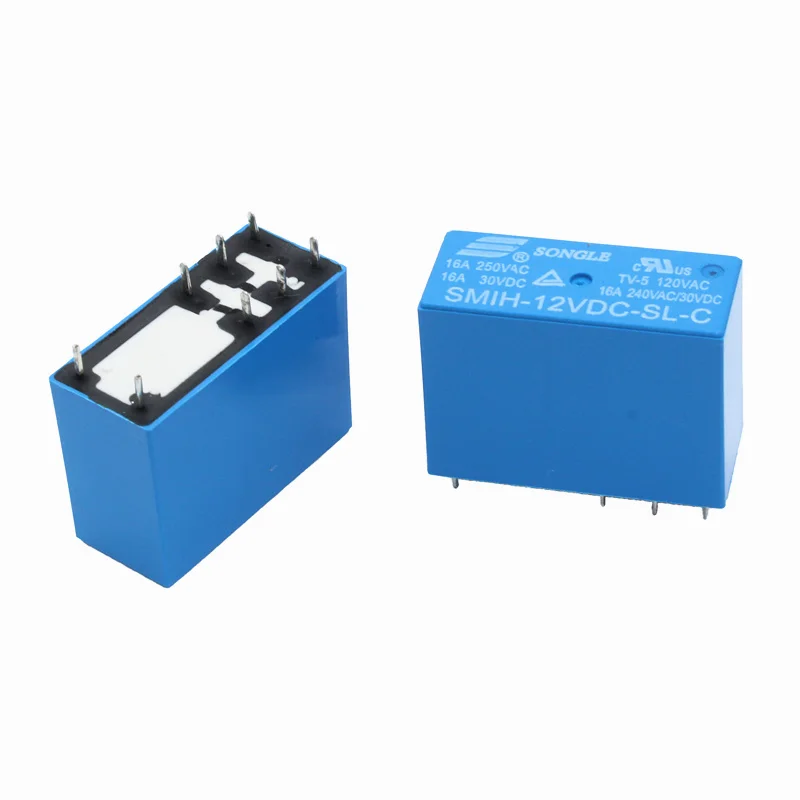 SMIH-05VDC-SL-C SMIH-12VDC-SL-C SMIH-24VDC-SL-C 05 12 24 V реле 16A 250V 8pin Переводные 10 шт./лот
