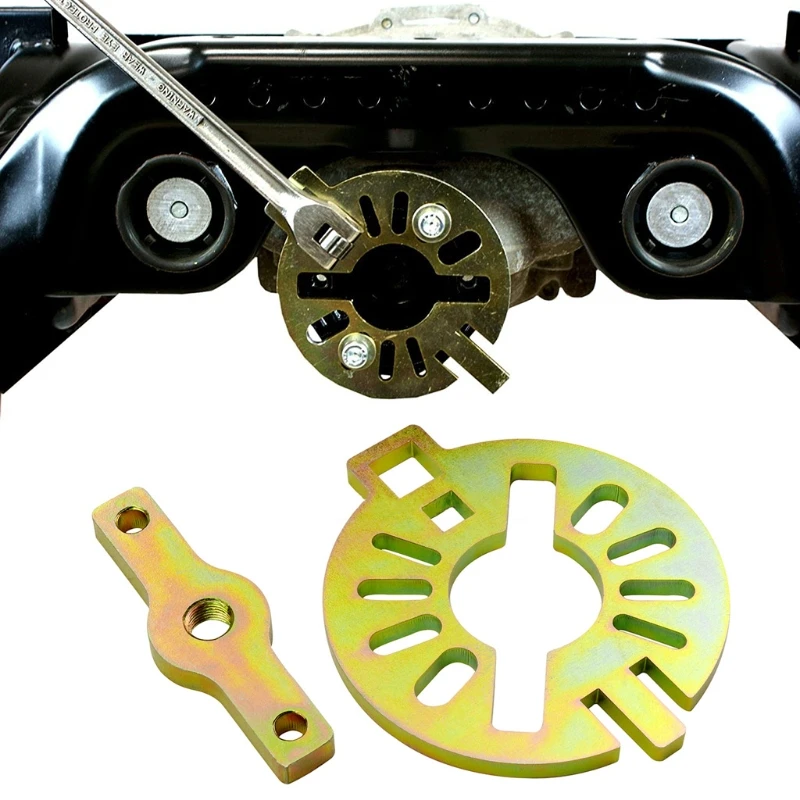 

39XA 17x15cm Portable Multipurpose Big Gear Flange Fixing Tool Bracket Wrench Set Extra Strength Puller for Loosening
