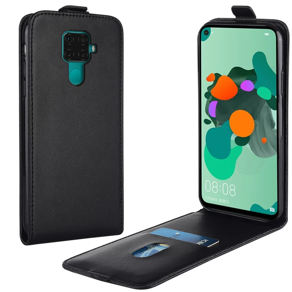 

Flip Up and Down Leather Case for Huawei Nova 5i Pro SPN-AL00 SPN-TL00 6.26'' Vertical Cover for Nova 5i 5 i Pro Case Phone Bag