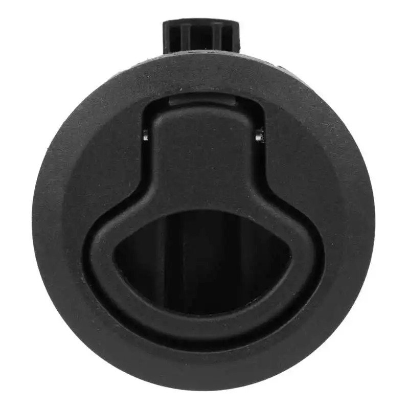 

Plastic Flush Pull Slam Hatch Deck Latch without Lock for Marine Boat RV Trailer Marine Dock Locking Hardware Accessories Black