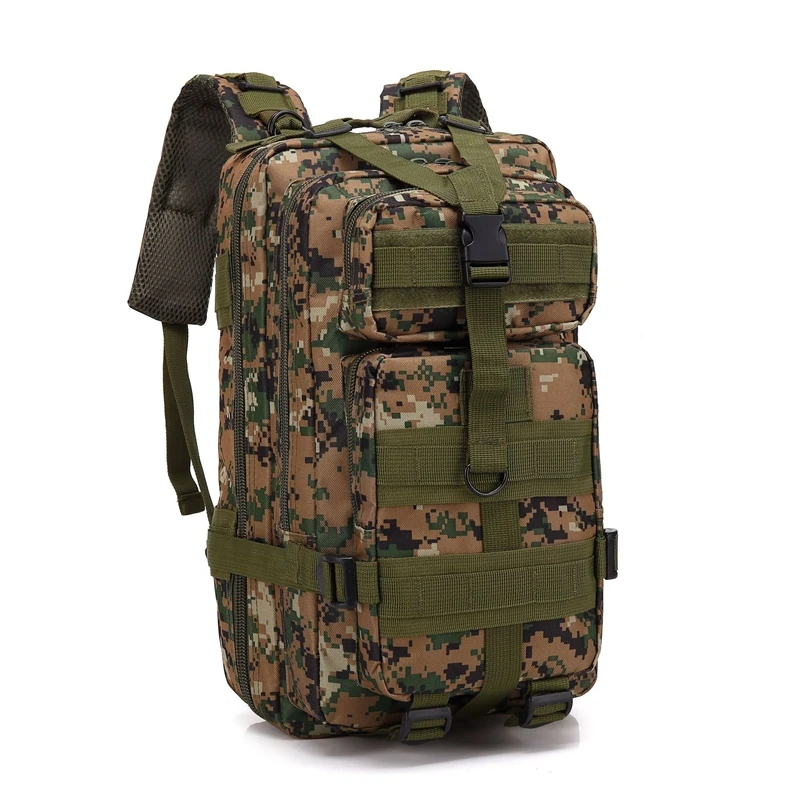 Jungle digital Открытый походный рюкзак военный тактический Molle рюкзак камуфляж большой емкости Кемпинг Альпинизм Охота Дорожная Спортивная Сумка - Цвет: Jungle digital
