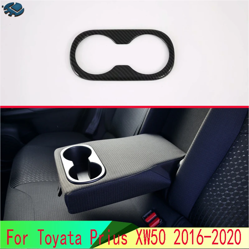 Автомобильные аксессуары для Toyata Prius PHV XW50 2016 2020 стильные из углеродного волокна