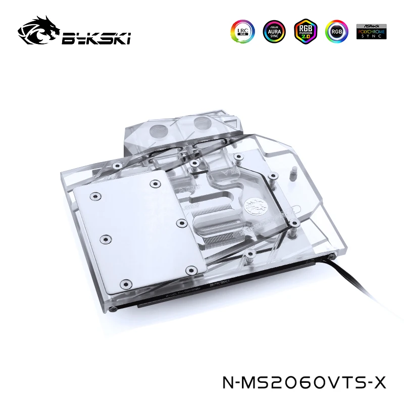 Блок водяного охлаждения Bykski подходит MSI Geforce RTX2060/1660 VENTUS XS 6G OC поддержка