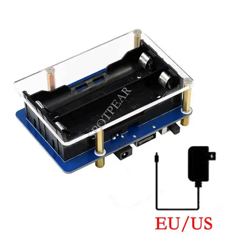 

Raspberry Pi Uninterruptible Power Supply UPS HAT B 5V Output up to 5A Current Pogo Pins Connector