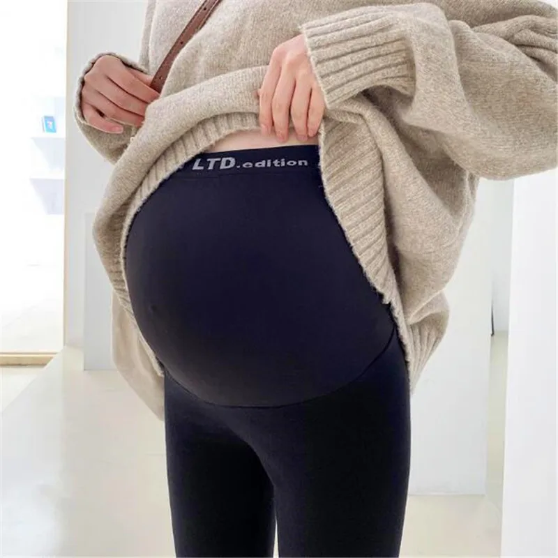 Базовые однотонные брюки для беременных поддерживающие живот Леггинсы для беременных Брюки для беременных от AliExpress RU&CIS NEW