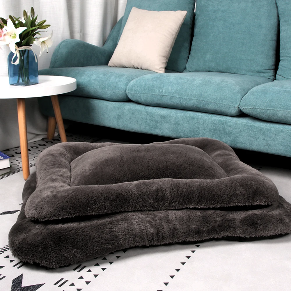 Кровать для домашних питомцев кровать больших и средних собак пушистая удобный