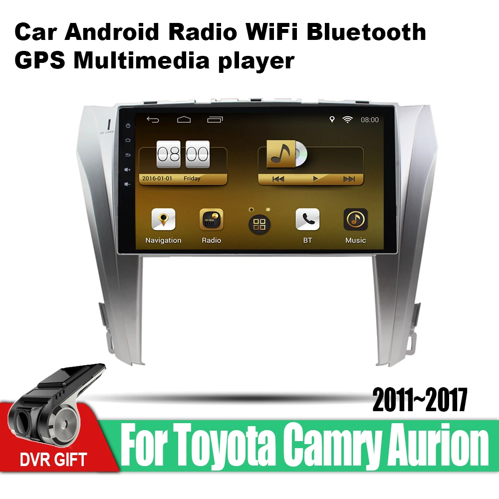 Для Toyota Camry Aurion 2011 2012 2013 2014 2015 2016 аксессуары Android автомобильный мультимедийный
