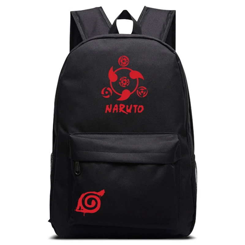 Akatsuki Kakashi Konoha Uchiha Sasuke реквизит для косплея Шаринган плечевой рюкзак на молнии