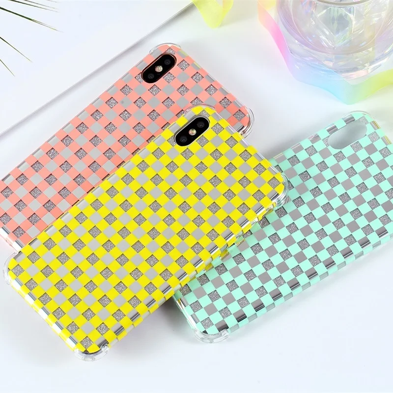 Противоударный телефонный чехол LISCN для iPhone 6 6S Plus 7 8Plus X XS XR Xs Max iphone11 Pro блестящий
