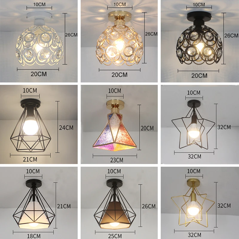 

Led Ceiling Lights Modern Ceiling Lamp Vintage Plafondlamp Plafonnier Crystal Living Room Lights Lampara Techo Lamparas De Techo